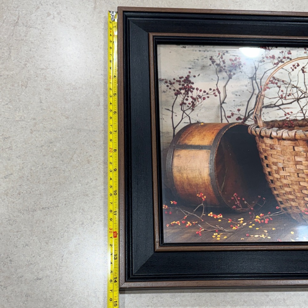 Rustic Woven Basket Wall Art - Brown - Picture 2 of 5